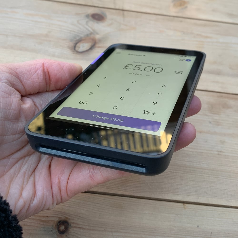 Zettle Terminal chip slot