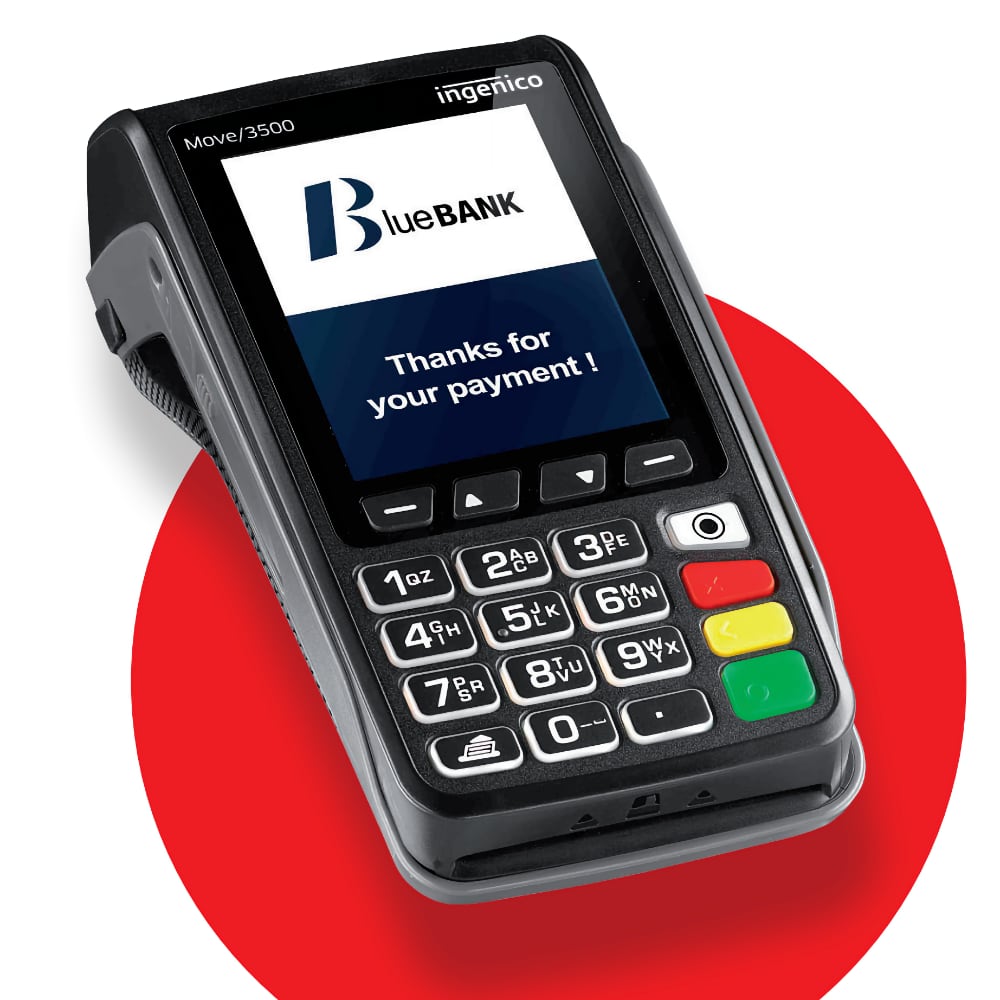 EVO offer the Ingenico Move/3500 card machine model Ingenico Move/3500