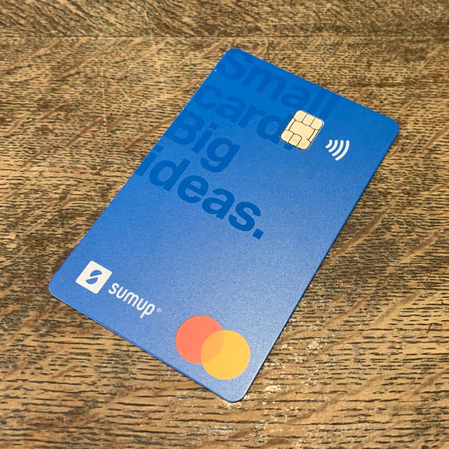 blue SumUp card