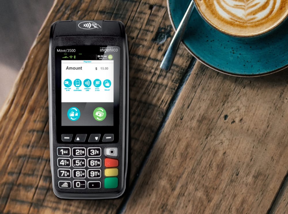 Ingenico Move 3500 by AIBMS Ingenico Move 3500 card machine