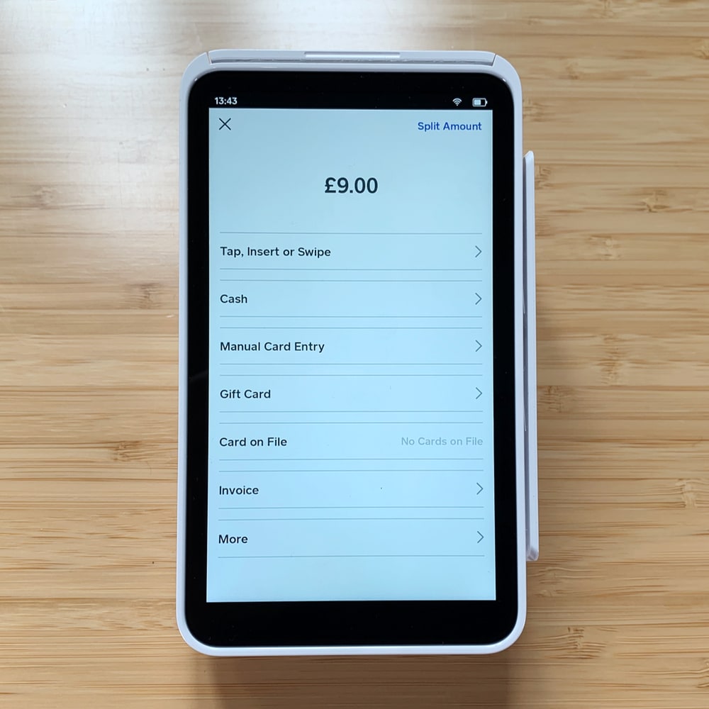 Square Terminal also accepts cash, gift cards and many other payment methods Square Terminal payment method options