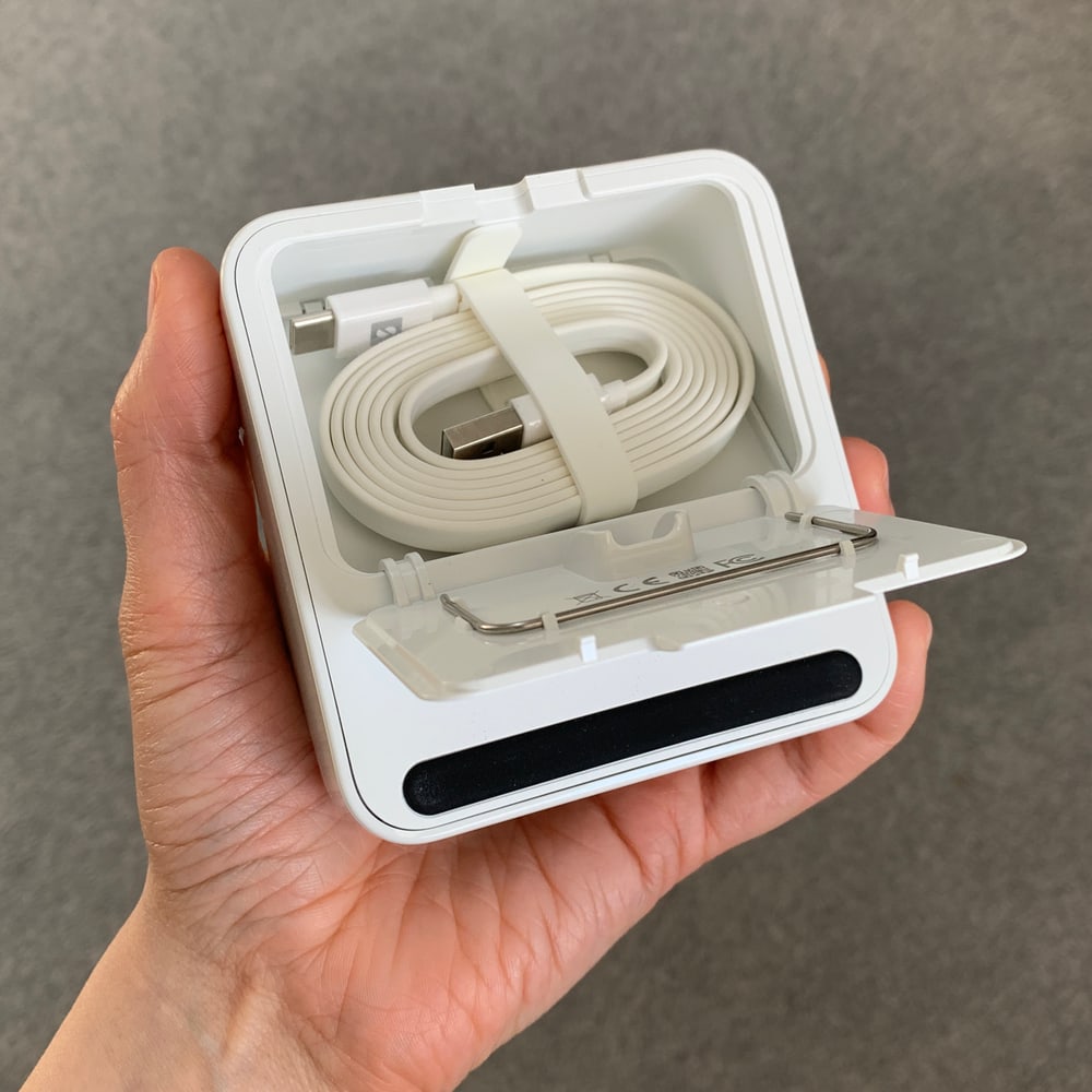 SumUp Solo – bottom compartment inside SumUp Solo