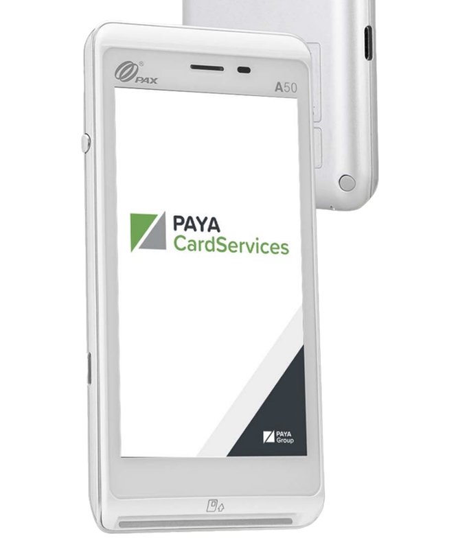 PAYA Card Services PAX A50 terminal