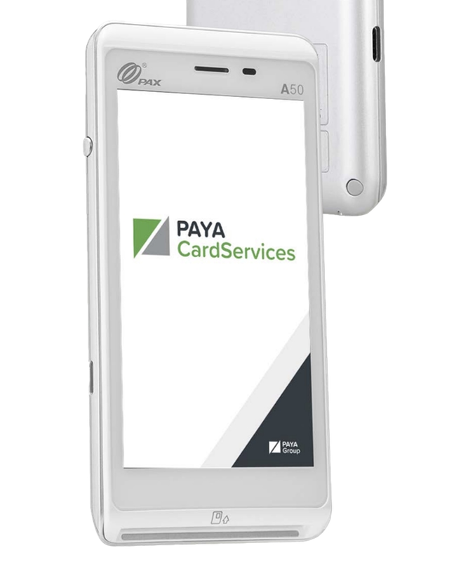 PAYA Card Services PAX A50 terminal PAYA Card Services PAX A50 terminal