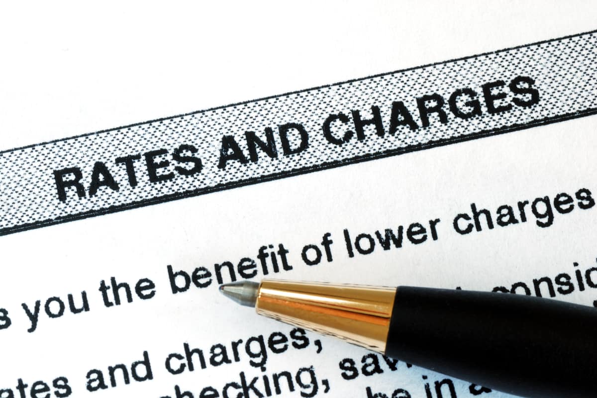 Getting better rates is a major priority for many switchers rates and charges statement with pen