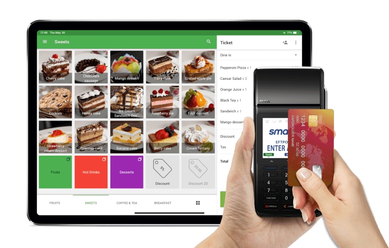 Loyverse-Smartpay integration Loyverse iPad app with Smartpay EFTPOS terminal