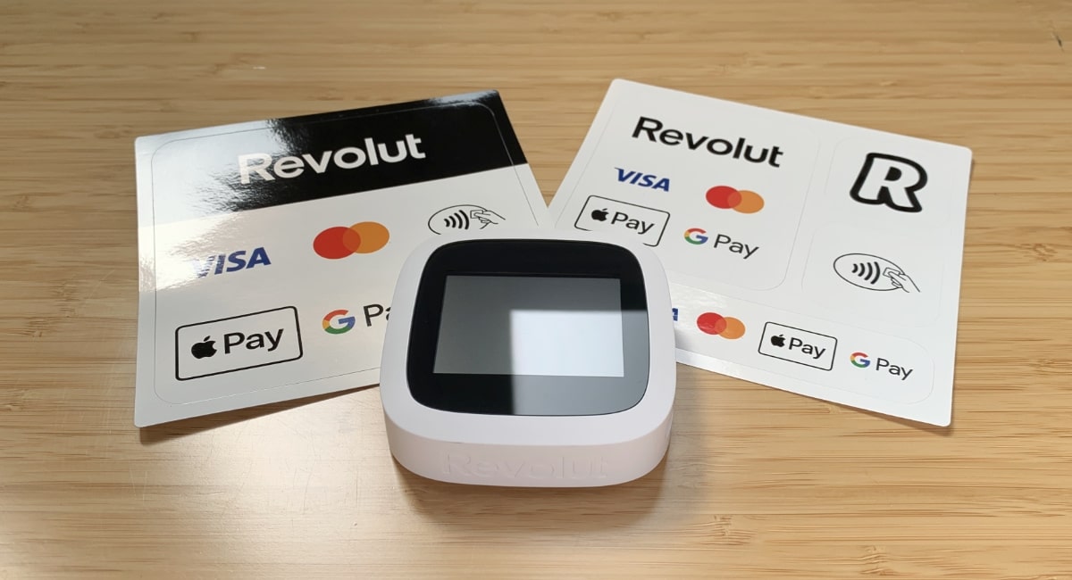 Revolut card reader and decals