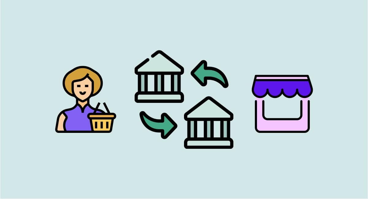 account-to-account payment from customer to business