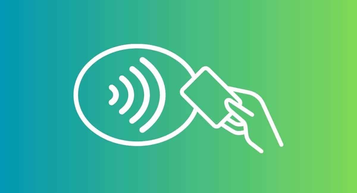 contactless payment card tap