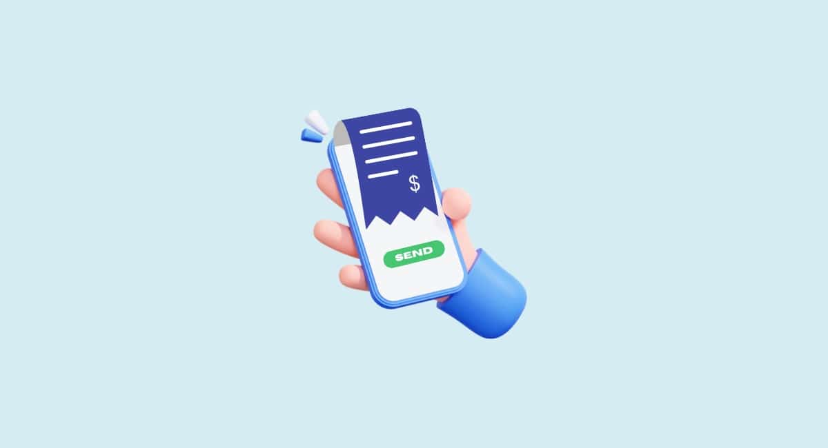 Generating an invoice from an app