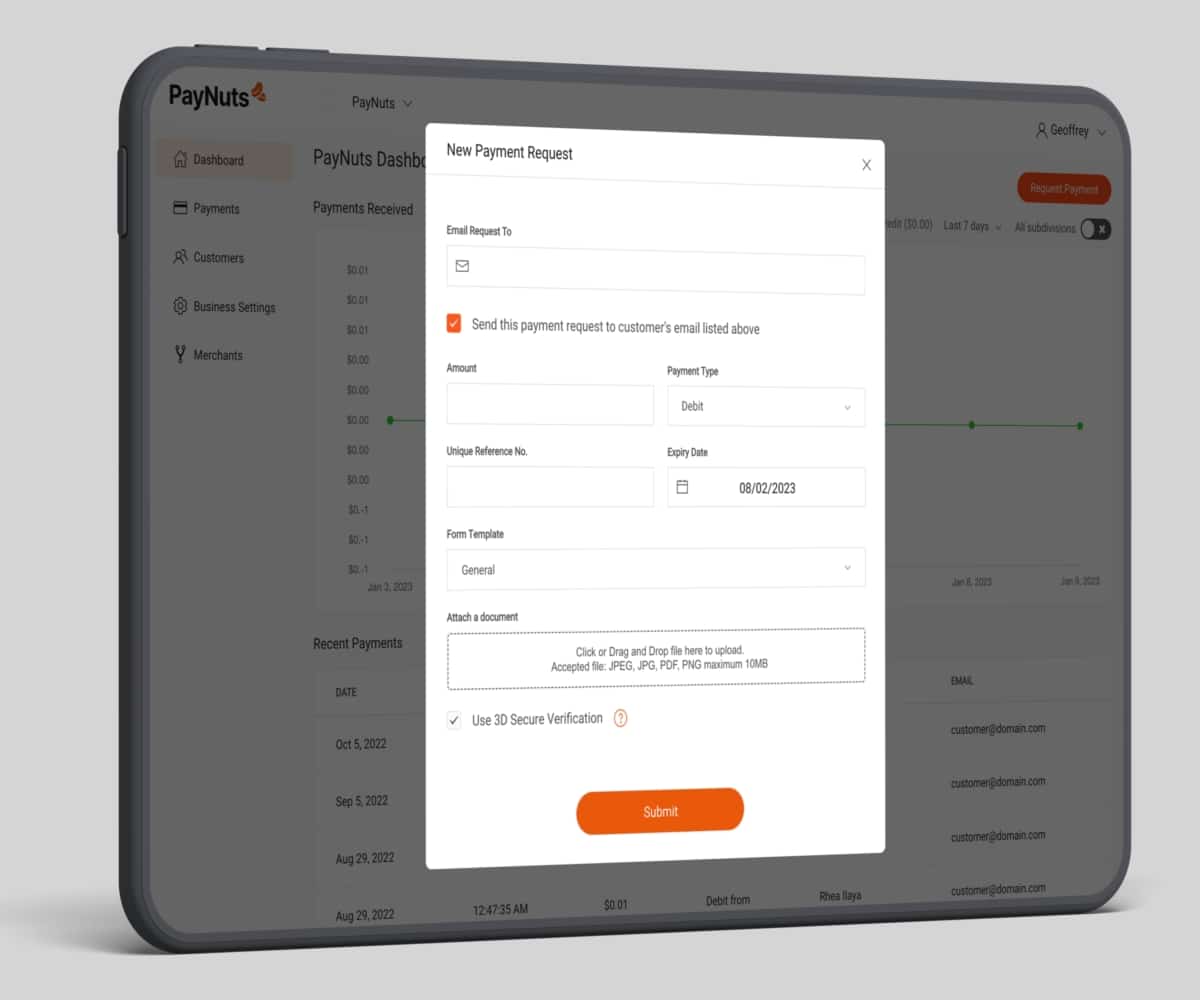 PayNuts online portal
