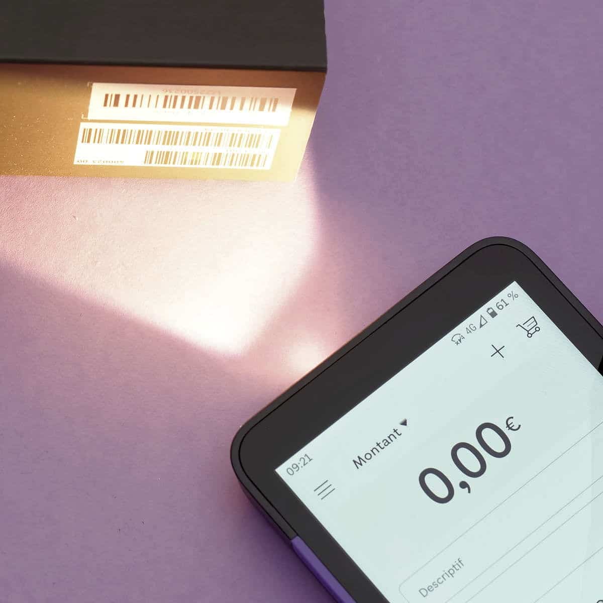 Zettle Terminal barcode scanner