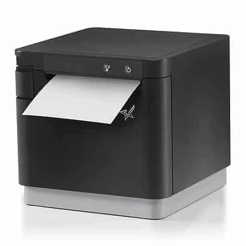 The Star Micronics mC-Print2 prinetr is the smallest stationary model on our list Black Star Micronics mC-Print2 printer