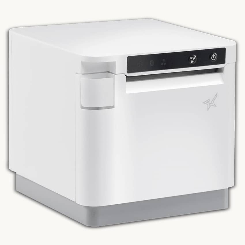 Star Micronics mC-Print3 comes in white (pictured) and black Star mC-Print3 white receipt printer