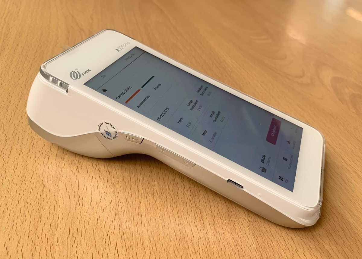 A PAX A920Pro we tested PAX A920Pro EFTPOS terminal