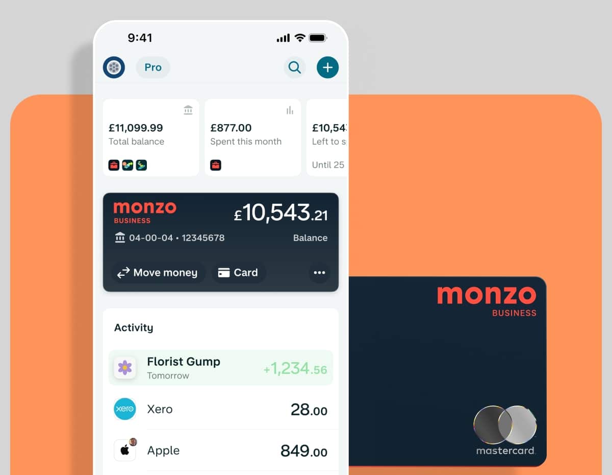Monzo Business is well-liked for its app and bank account Monzo Business app and debit card