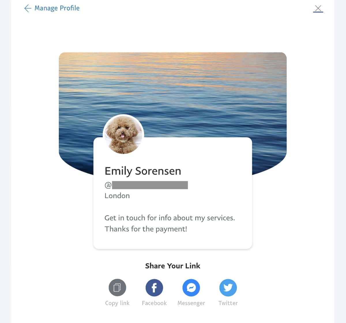 Our UK Editor's PayPal.Me link sharing page