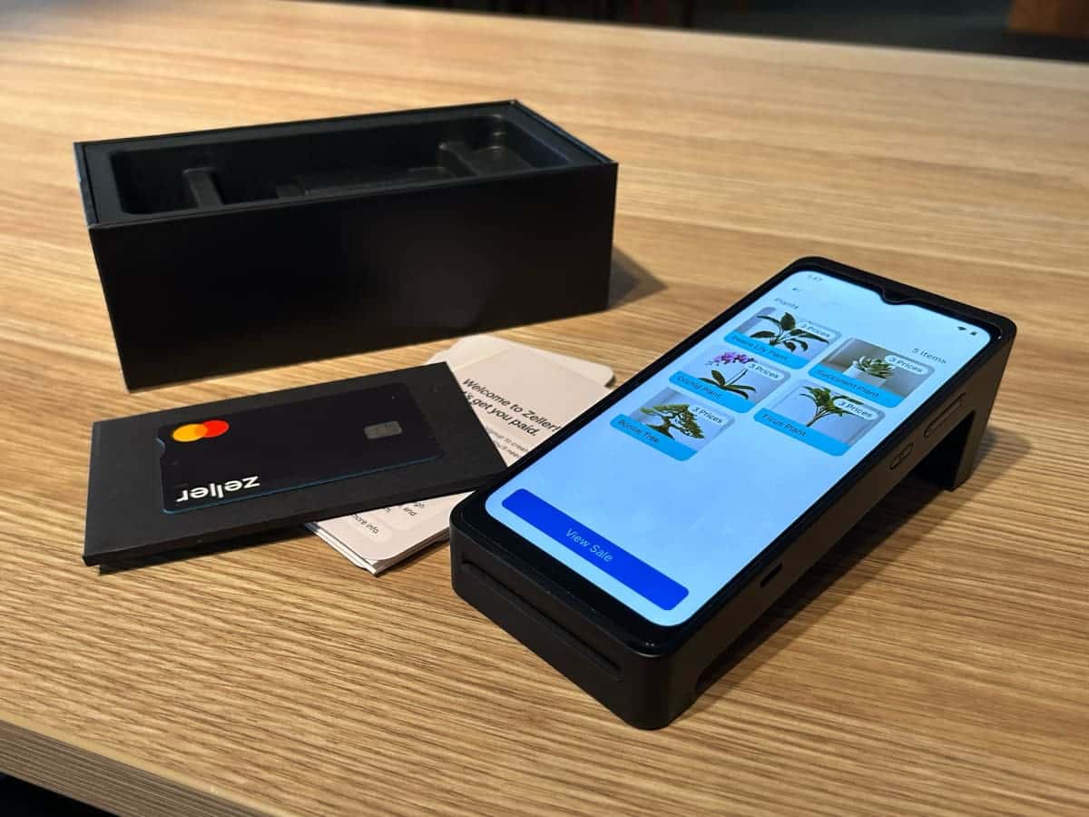 Zeller Terminal 2 box contents on a table